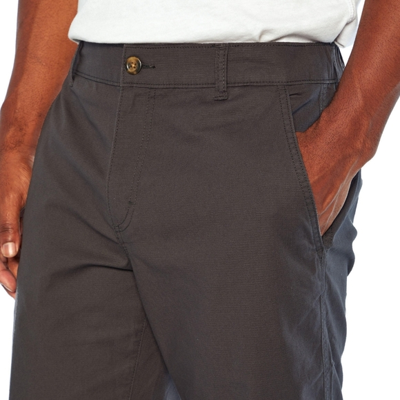 NWT Eddie Bauer Mens 36 X 32 Ripstop Casual Comfort Pants Asphalt & Olive Night - Picture 8 of 11